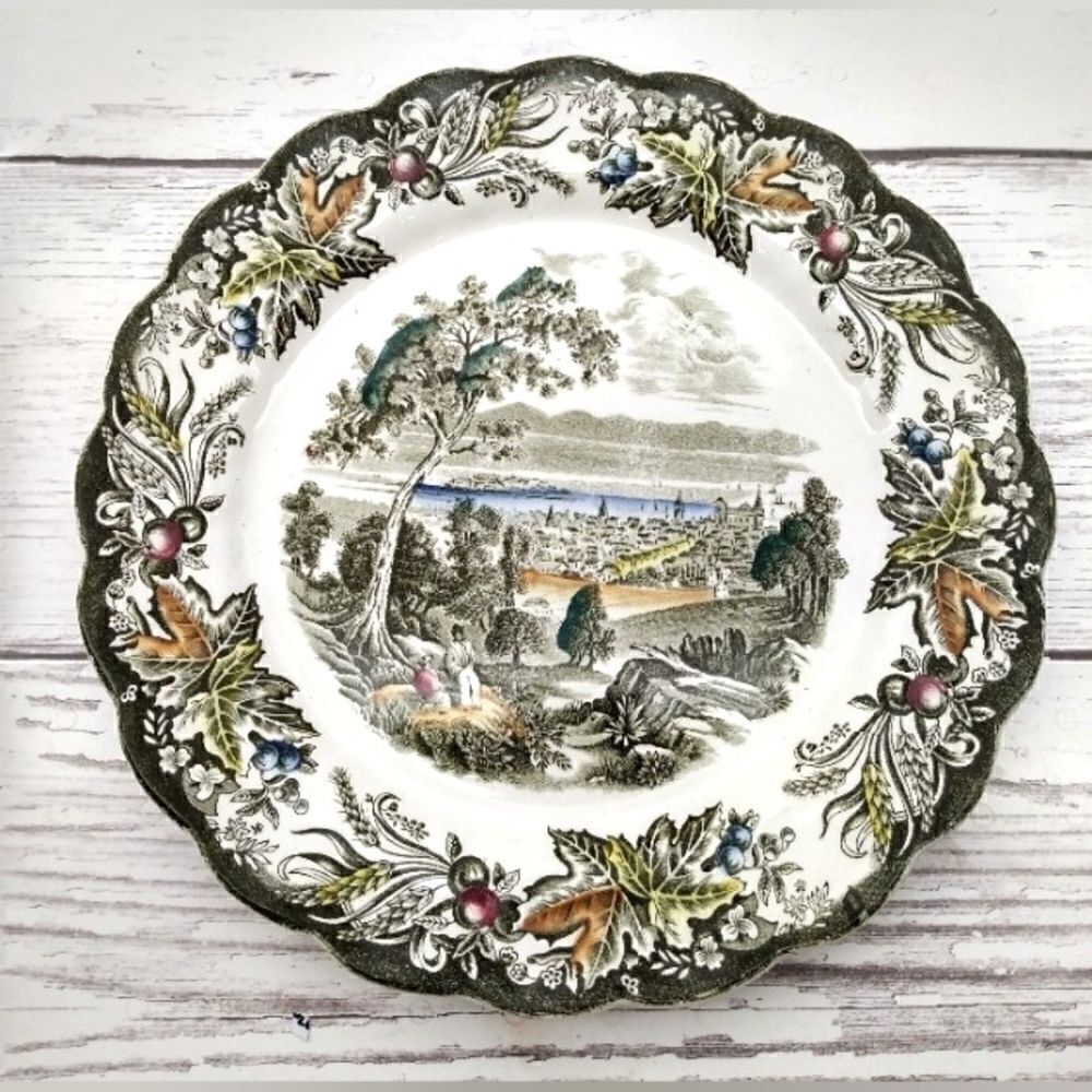 Ridgeway Staffordshire England Bartlett Scene's Montreal Mont Royal 1842